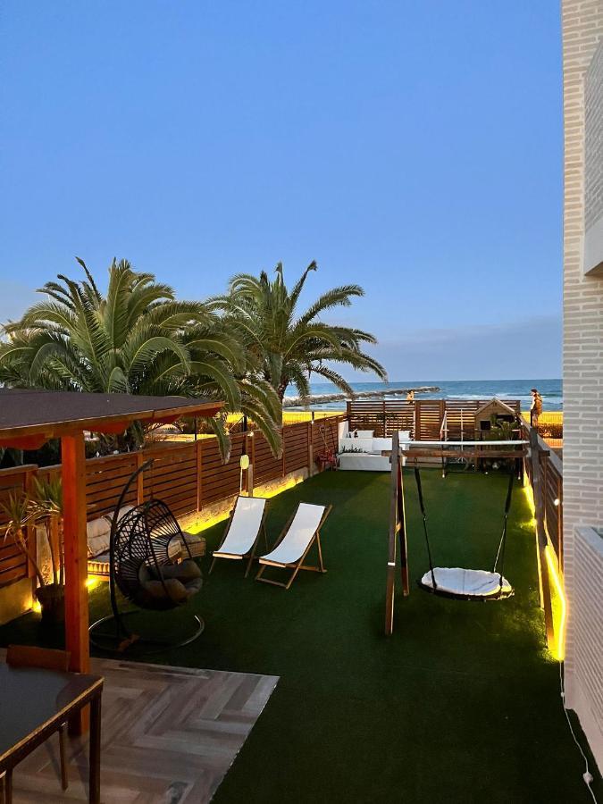 Casa En Primera Linea De Playa Puçol Esterno foto