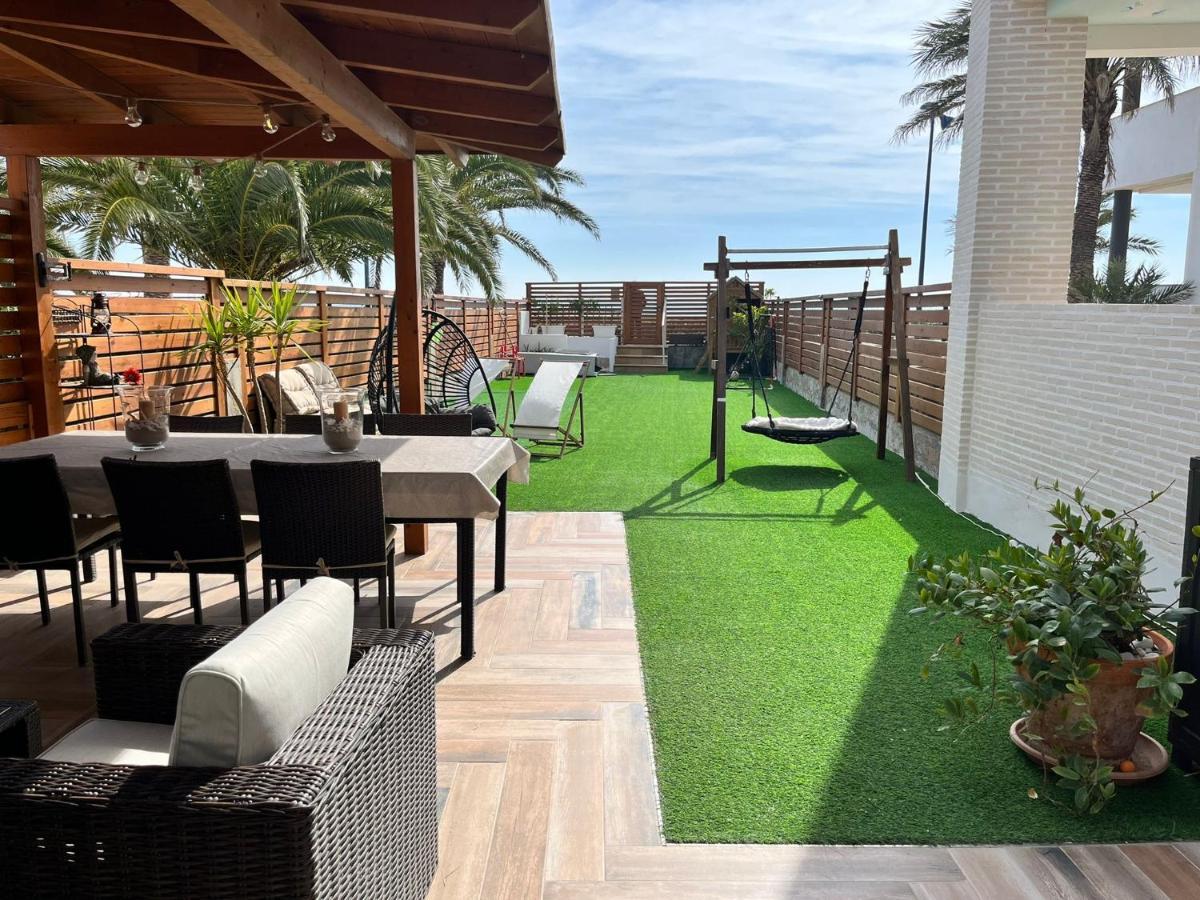 Casa En Primera Linea De Playa Puçol Esterno foto